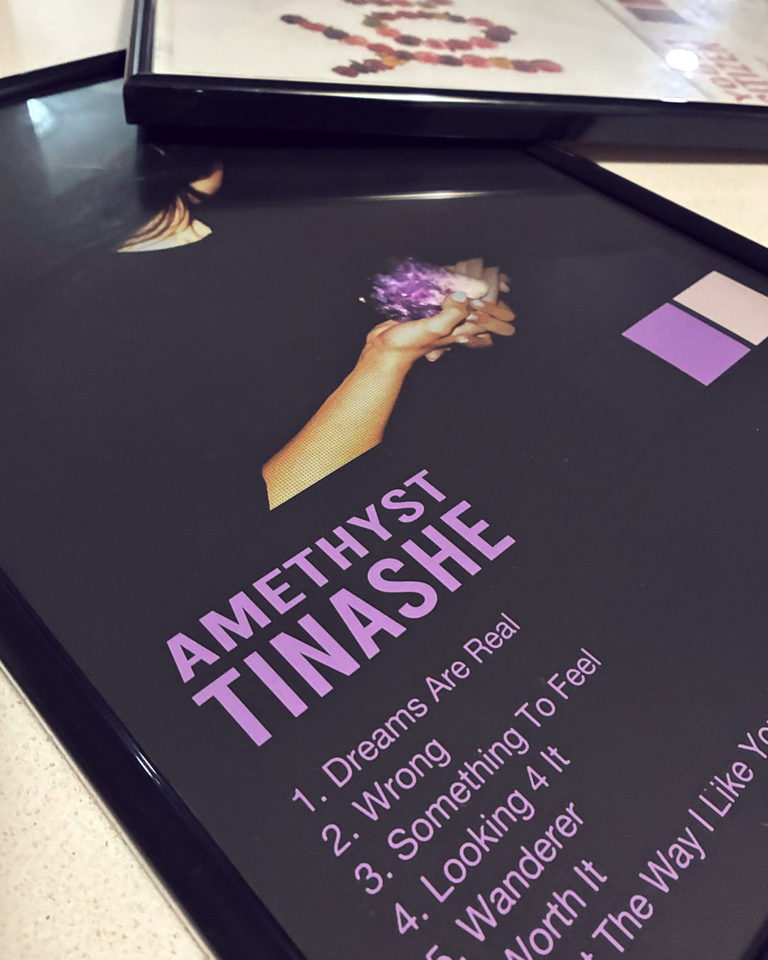 Tinashe custom colour palette artwork