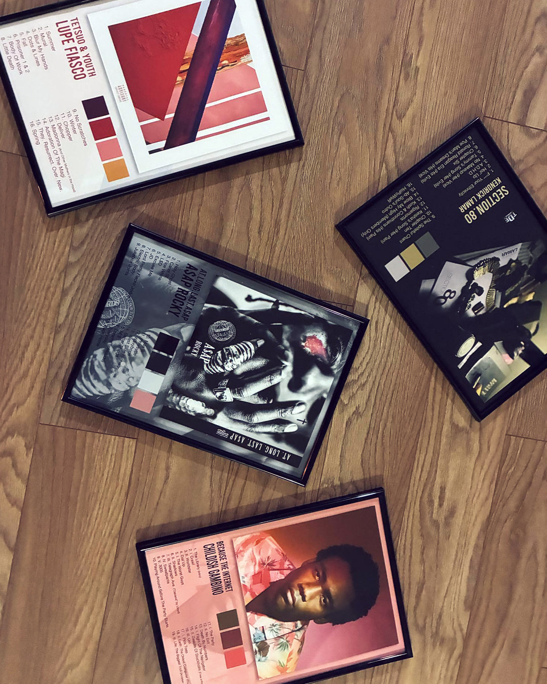 custom colour palette album artwork