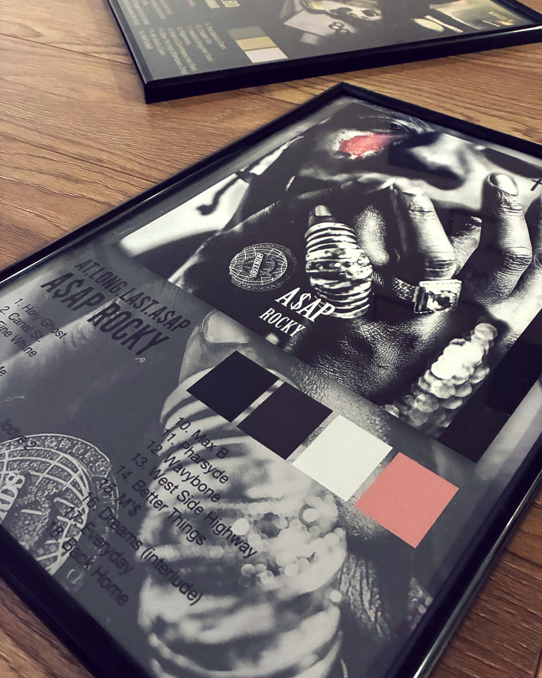 custom colour palette album artwork ASAP Rocky